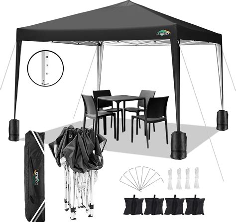 Amazon De COBIZI Pavillon 3x3m Wasserdicht Faltpavillon