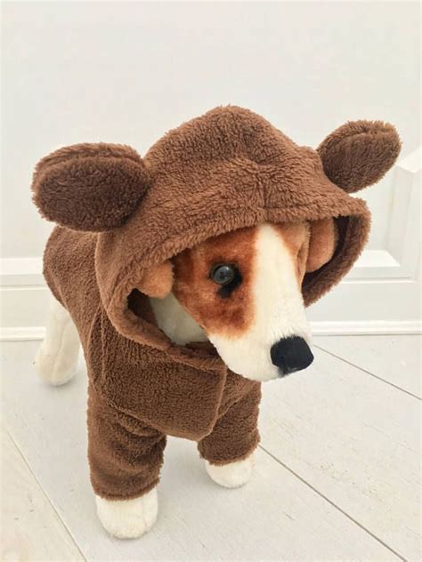 Teddy Bear Costume Dog Halloween Costume Dog Brown Bear Costume Bear