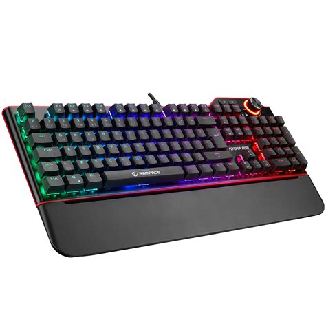 Rampage Hydra R Full Color Rgb Led Gaming Pro Blue Switch Aluminyum