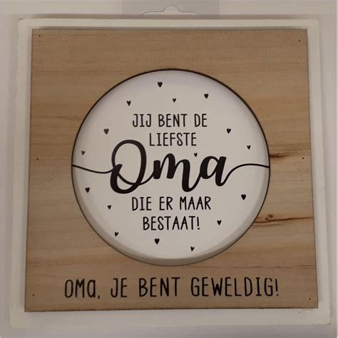 Fotolijstje Met Tekst Jij Bent De Liefste Oma Die Er Maar Bestaat