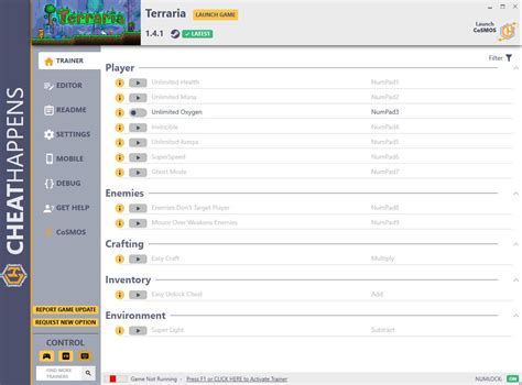 Terraria Trainer 16 V5 Steam 10142020 V141