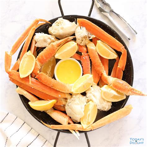 Steamed Snow Crab Legs - Today's Delight