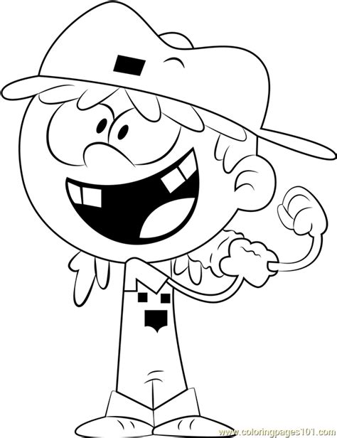 Lana Loud Coloring Page Free The Loud House Coloring Pages