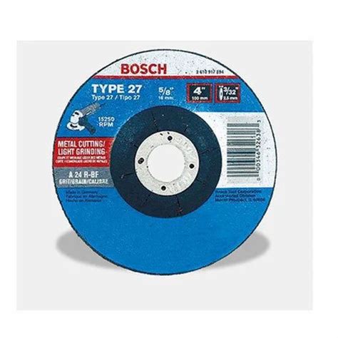 4 Inch Bosch Cutting Wheel 5 10 Mm At Rs 30 Piece In Dehradun ID