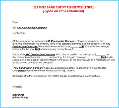 Credit Reference Letter 6 Best Samples To Write Perfect Letter