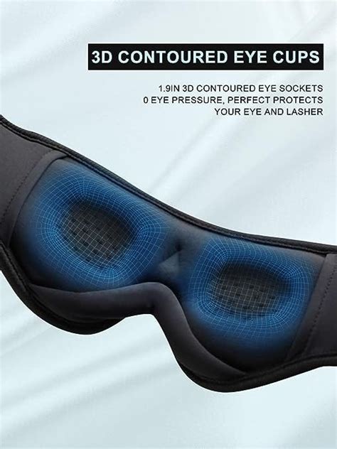 Lc Dolida Sleep Mask With Bluetooth Headphones Bluetooth Sleep Mask