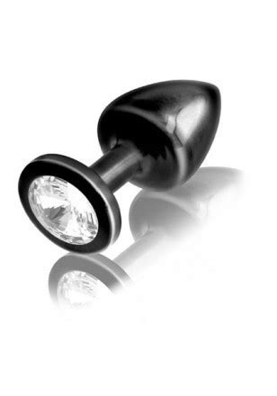 Sextoys Anal Plug Noir Cristal Swarovski