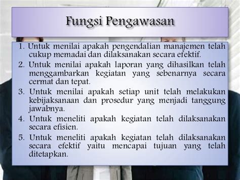 Fungsi Pengawasan Dalam Manajemen