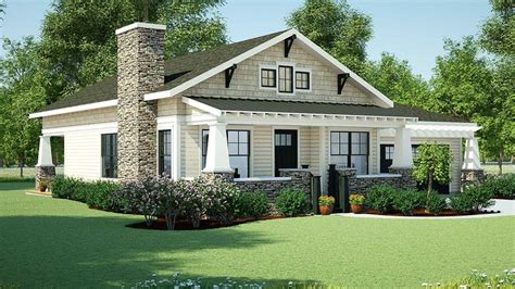 Plan Be Simply Simple One Story Bungalow Craftsman House