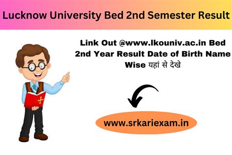 Lucknow University Bed 2nd Semester Result 2023 Link Out Lkouniv