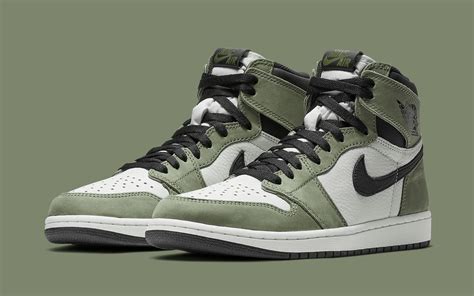 Air Jordan 1 High OG Medium Olive Releasing Holiday 2024 Sneakers