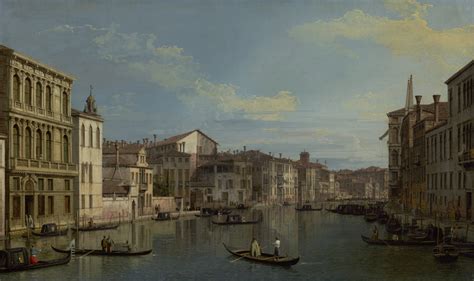 "The Grand Canal in Venice from Palazzo Flangini to Campo San Marcuola" Canaletto - Artwork on USEUM