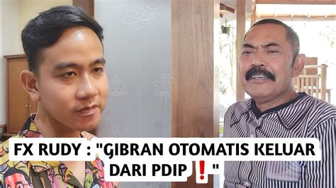 Ketua Banteng Solo Fx Rudy Komentari Soal Gibran Jadi Cawapres