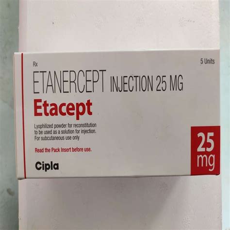 Etacept 25 Mg Injection At Rs 3500 Piece India Nagpur Id 2852091569162