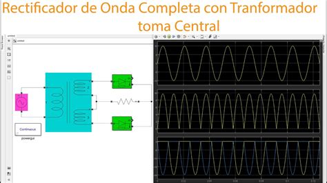 Rectificador De Onda Completa Transformador Toma Central