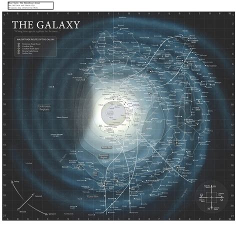 Impressive Star Wars galaxy map