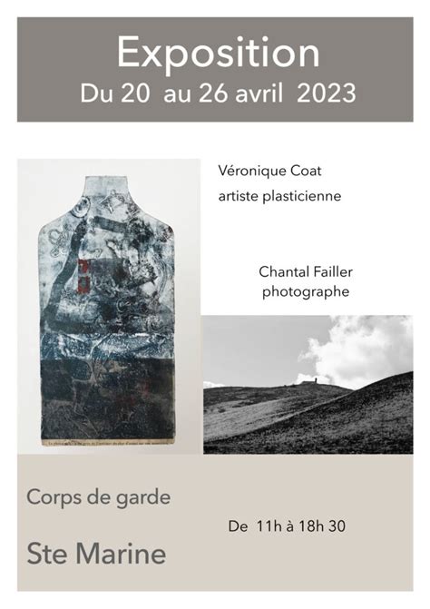 Exposition V Ronique Coat Et Chantal Failler Mairie De Combrit