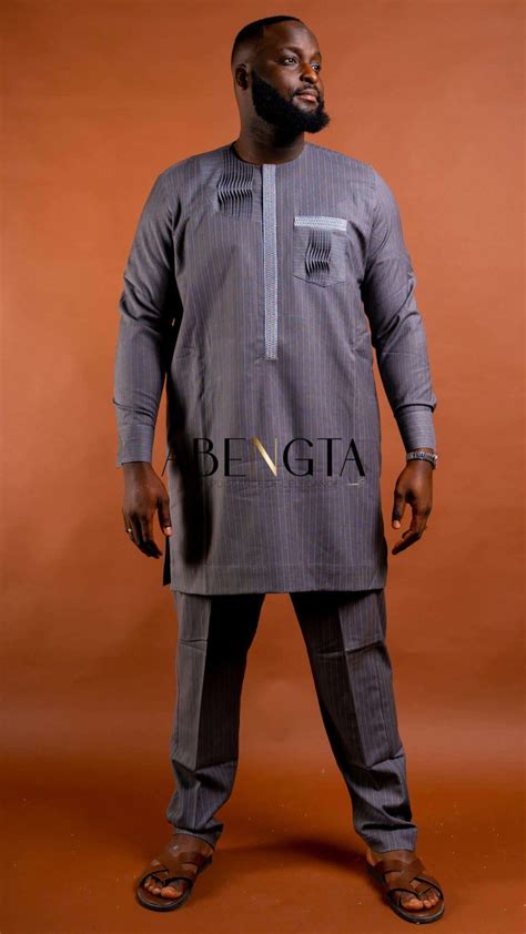 Bazin Homme Pi Ces Grand Boubou Africain Abengta