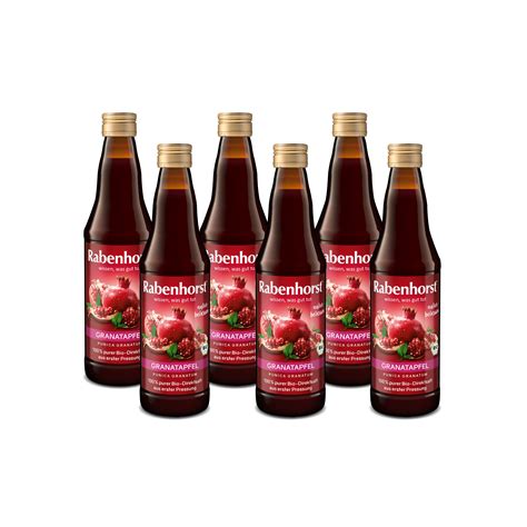 Rabenhorst Granatapfel Muttersaft Bio Direktsaft 6x330 Ml Shop Apotheke