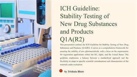 Ich Guideline Stability Testing Of New Drug Substances And Product Q1a