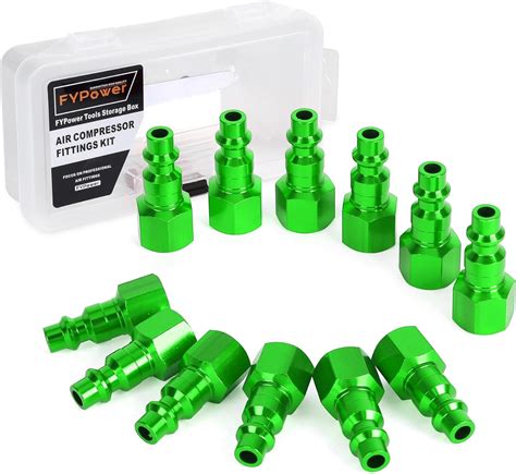 FYPower Air Hose Fittings 12 Pieces I M Industrial Type Air Plugs With