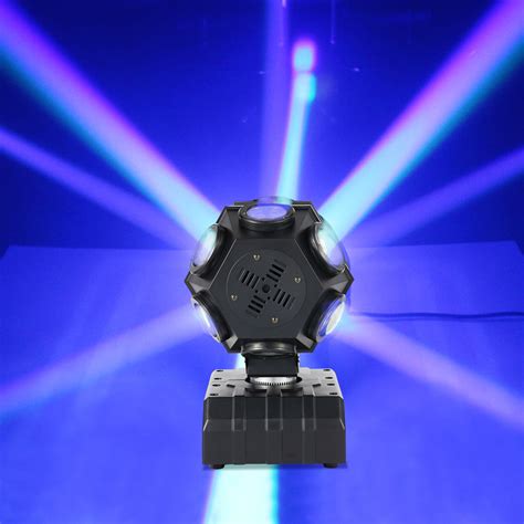 LED Dual Moving Head Light RGBW Gobo Beam Stage Lighting DJ Disco Show