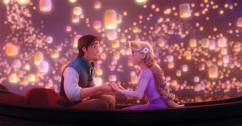 This "Tangled" Museum Exhibit Features Tons of Beautiful Floating ...