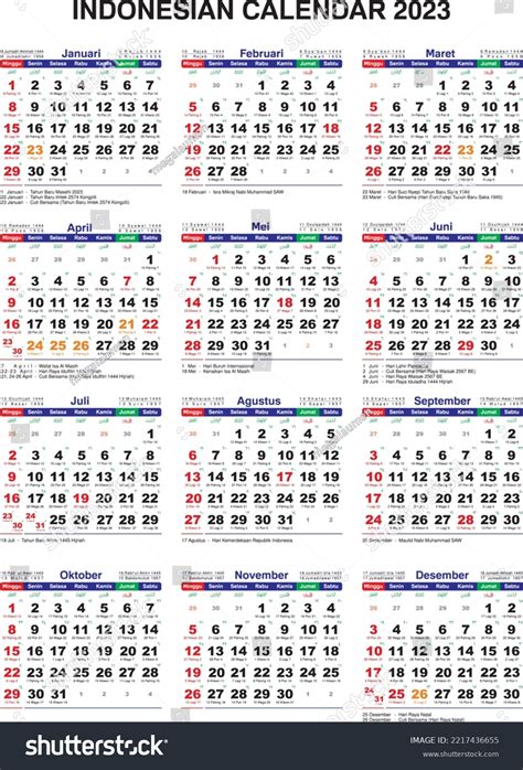 Kalender 2023 Kalender 2023 Kalender Bahasa Indonesia 52 OFF