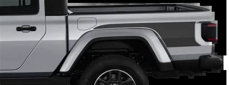 2020 To Present Jeep Gladiator JT Bed Side Hockey Stripe Graphics