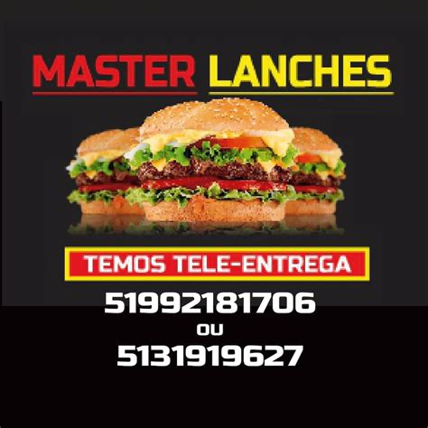 Master Lanches Capela De Santana Ifood