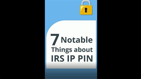 How To Use Irs Ip Pin To Protect Your Identity Short Youtube