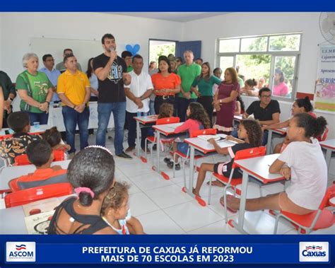 Prefeitura de Caxias MA já reformou mais de 70 escolas só em 2023