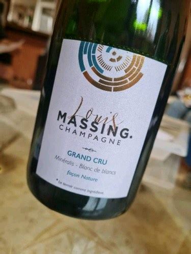 Louis Massing Min Ralis Blanc De Blancs Fa On Nature Champagne Grand