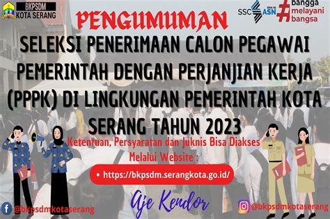 Pengumuman Seleksi Penerimaan Pegawai Pemerintah Dengan Perjanjian