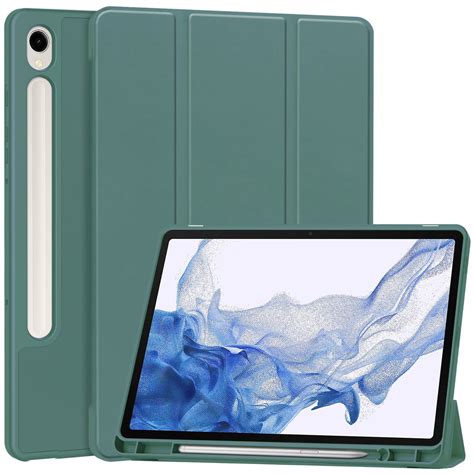 Etui Bizon Case Tab Lizard Do Galaxy Tab S9 Ciemnozielone Bizon