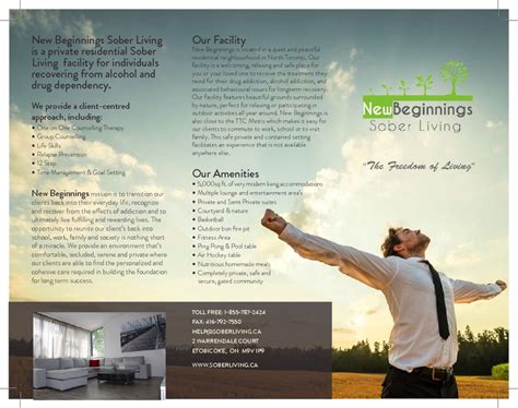 Brochure Sober Living Toronto