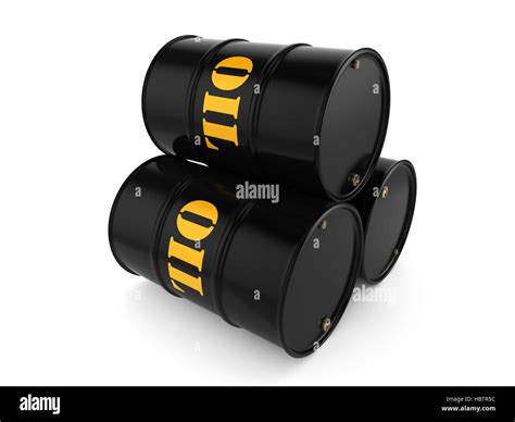 Black Oil Barrels Stock Photo Alamy