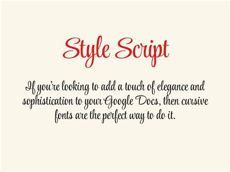 Cursive Fonts on Google Docs [Hand-picked]