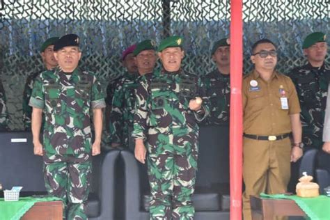 Danrem Santiago Hadiri Penutupan Latsarmil Komcad Tahun