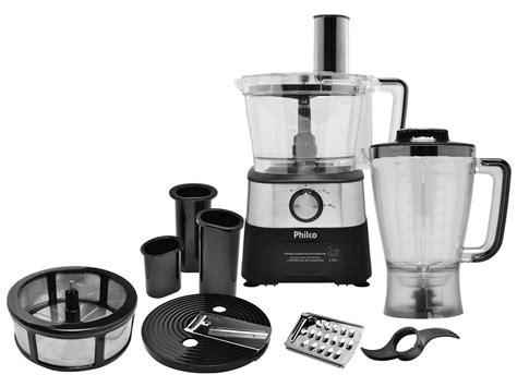 Multiprocessador 3 Em 1 2 Velocidades 500W Philco Master Kitchen