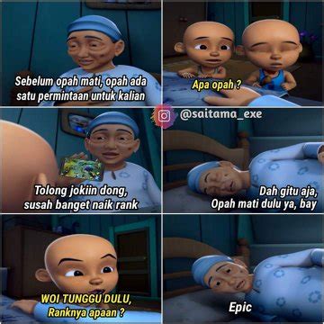 10 Foto Meme Kocak Upin-Ipin yang Bikin Jengkel