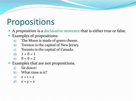 Proposition In Math Symbols