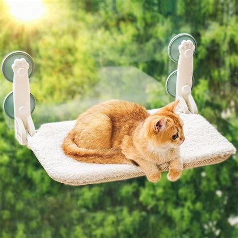 Mewoofun Hamac Chat Fenetre Pliable Hamac Fenetre Pour Chat Avec Des