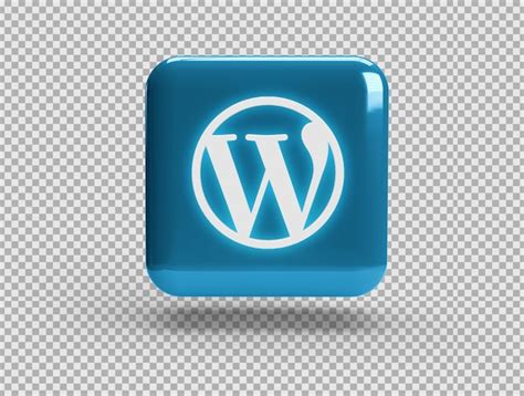 Wordpress 3d Logo Psd High Quality Free Psd Templates For Download