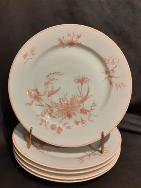 Assiettes Dessert En Porcelaine De Limoge Georges Boyer D Cor