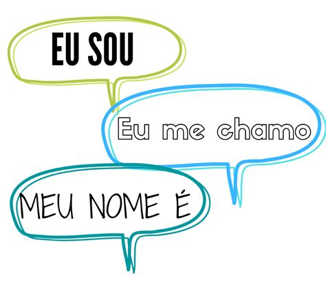 Eu sou eu me chamo meu nome é