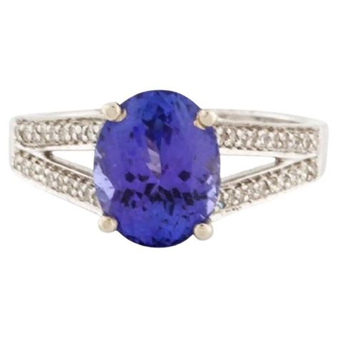 18k Spectacular Tanzanite Plus Diamond Cocktail Ring For Sale At 1stDibs