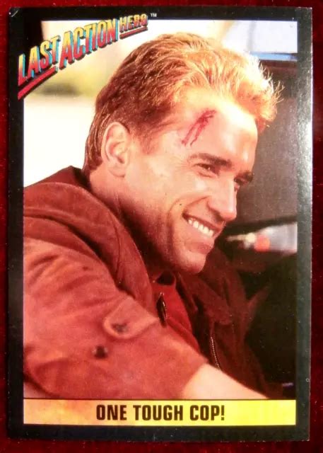 LAST ACTION HERO Card 02 One Tough Cop TOPPS 1993 Arnold