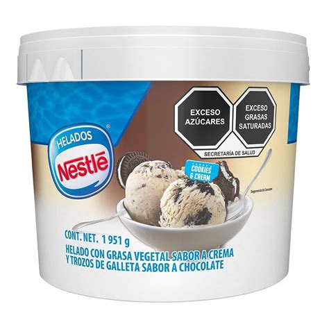 Helado Nestlé cookies and cream 1951 g Walmart