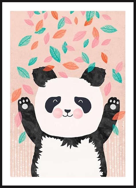 Poster Story Plakat Panda Wymiary 50 X 70 Cm Posterstory Pl